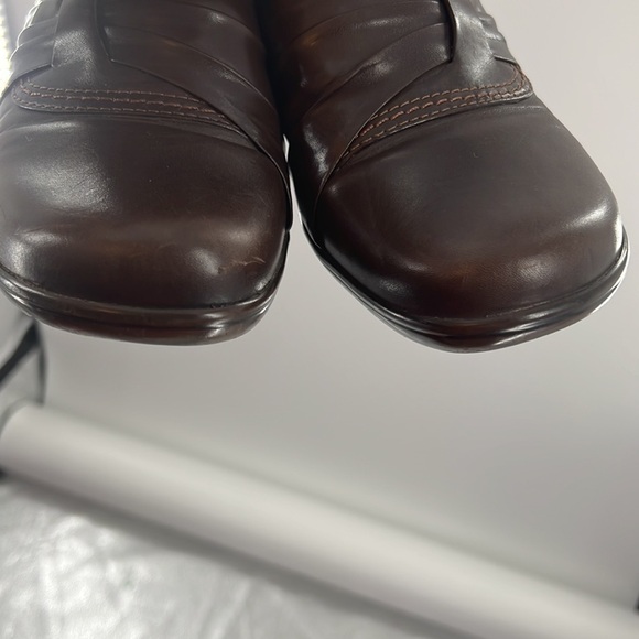CLARKS BENDABLE’S SLIP ON MULE BROWN SIZE 8.5 - Picture 4 of 7